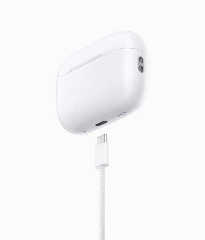 AirPods Pro de segunda geração com estojo e cabo USB-C